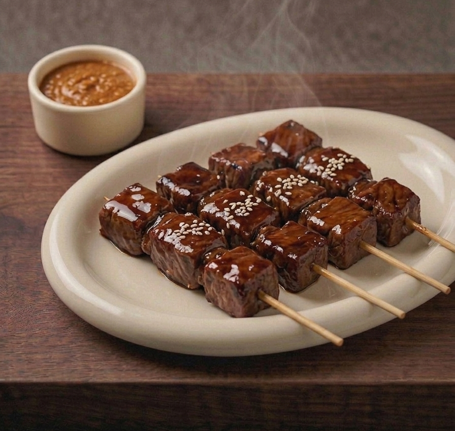 Beef Teriyaki Skewers  (180 Gms)