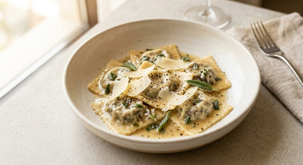 Mushroom and  Ricotta Ravoili (280 Gms)